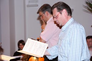 Probenarbeit mit Anton Scharinger Haydn-Projekt 2009