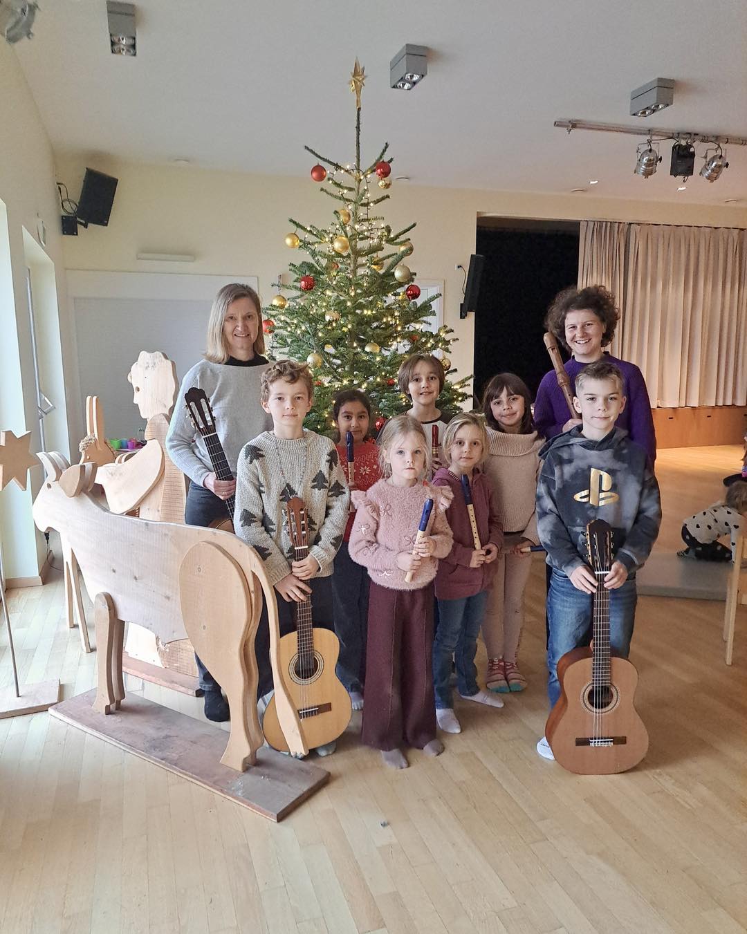 Weihnachtsauftritt im Kindergarten